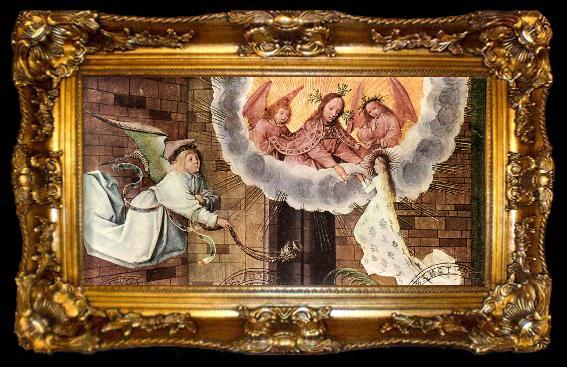 framed  HOLBEIN, Hans the Elder Death of the Virgin (detail) f, ta009-2